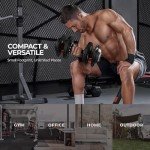 Yaheetech 50 lb Adjustable Dumbbell Set
