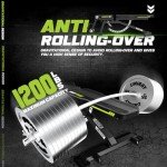 UNIRAY Weight Bench, Workout Bench for Home Gym with 1200LBS Weight Capacity, Adjustable Back/Seat/Foot Hook for Bench Press Strength Training, Gym Bench Level Incline Bench Exercise at Home