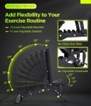 RUNFREELY Heavy Duty Weight Bench 1000LB Capacity, Adjustable FID Workout Bench Weight Lifting, Bench Press for Gym and Home Gym