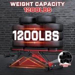 Fostoy 1200LBS Weight Bench, Heavy-Duty Workout Bench for Home Gym, Bench Press with Adjustable Extended Headrest, Strength Training Bench for Full Body Workout Incline Flat Decline Sit-up Bench