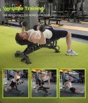 RUNFREELY Heavy Duty Weight Bench 1000LB Capacity, Adjustable FID Workout Bench Weight Lifting, Bench Press for Gym and Home Gym