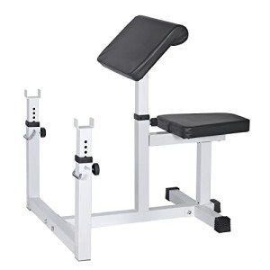ANT MARCH Preacher Curl Weight Bench Seated Arm Isolated Barbell Dumbbell Biceps Station Home Gym Max load 450lLBS
