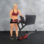 ER KANG Preacher Curl Bench, 350LBS Strength Training Biceps Bench for Home Gym, Adjustable Weight Bench with Wheels Moving, 24"×13" Arm Pad&Height Selectable Seat(2023 New Version)