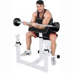 ANT MARCH Preacher Curl Weight Bench Seated Arm Isolated Barbell Dumbbell Biceps Station Home Gym Max load 450lLBS