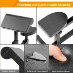 Uboway Preacher Curl Bench, Curl Bench for Weight Lifting, Preacher Curl Pad with Adjustble Height, Isolated Barbell Dumbbell Biceps Station, Roman Chair for Upper Limb Muscle for Home Gym