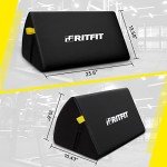 RitFit Preacher Pad, Portable Preacher Curl Pad, Used for The Exercise of Biceps and Triceps, Sturdy, Durable, and Space-Saving Bicep Exercise Support for Barbell and Dumbbell Workouts, Black