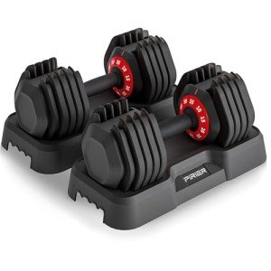 Adjustable 55LB Dumbbell for Home Gym Workouts