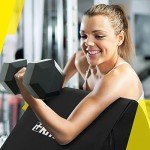 RitFit Preacher Pad, Portable Preacher Curl Pad, Used for The Exercise of Biceps and Triceps, Sturdy, Durable, and Space-Saving Bicep Exercise Support for Barbell and Dumbbell Workouts, Black