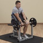 Body-Solid (PPB32X) Preacher Curl Bench with Adjustable Seat and Extra Wide Base for Bicep Workouts, High Tensile Strength, DuraFirm Padding - Weight Training Equipment