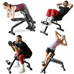 Lifepro SculptTrainer Roman Chair Hyperextension Bench, Back Extension Bench Machine for Glute, Hamstring and Lower Back, Multipurpose Adjustable Exercise Equipment, Foldable for Home Gym Fitness