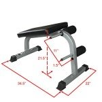Valor Fitness Decline Sit Up Bench and Abdominal Slant Board - Ab Crunch, Core Muscle Training Exercise Workout Machine Ab Bench Home Gym Equipment
