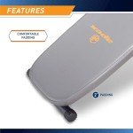 Marcy Apex Utility Bench Slant Board Sit Up Bench Crunch Board Ab Bench for Toning and Strength Training JD-1.2