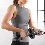 Adjustable Dumbbell Weight Set with Case - 17.2 kg