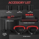 60LB Adjustable Dumbbell and Kettlebell Set