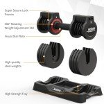 Adjustable 25 lbs Dumbbells Set for Home Gym