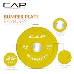 CAP Barbell 100 lb Olympic Bumper Plate Set