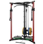 Mikolo Cable Crossover Machine, Functional Trainer with 17 Adjustable Positions, Home Gym Equipment with High and Low Pulley System for LAT Pulldowns and Seated Cable Row, Cable Fly Machine