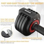 Adjustable 25 lbs Dumbbells Set for Home Gym