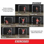 Body-Solid Powerline Cable Crossover Machine - High and Low Pulleys Gym Equipment for Home, Functional Trainer, Total Body Exercise, Cable Fly and Crossover Workouts