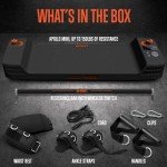 SQUATZ Apollo Board Mini: 150lb Resistance Smart Home Gym Cable Machine | Functional Trainer for Full Body Workouts | Digital Home Gym Equipment with Free App (Orange)