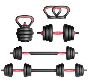 4-in-1 Adjustable Dumbbells for Home Gym