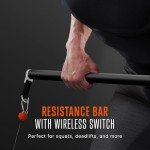 SQUATZ Apollo Board Mini: 150lb Resistance Smart Home Gym Cable Machine | Functional Trainer for Full Body Workouts | Digital Home Gym Equipment with Free App (Orange)
