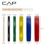 CAP Barbell 100 lb Olympic Bumper Plate Set