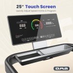 OMA Auto 15% Incline Treadmill for Home 400 lb Capacity, Heavy Duty Treadmill with 20 inch Wide Belt, Commercial Folding Treadmill, Professional Treadmill 350+ lb with 3.5 hp Motor