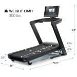 NordicTrack Commercial Series 1250; iFIT-Enabled Incline Treadmill for Running and Walking with 10” Pivoting Touchscreen and Bluetooth Headphone Connectivity
