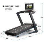 NordicTrack Commercial Series 1250, 1750, 2450: Expertly Engineered Foldable Treadmill, Treadmills for Home Use, Walking Treadmill with Incline, Superior Interactive Training Experience