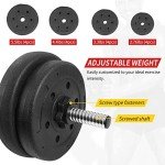 Adjustable 66lbs Dumbbell Set for Home Gym