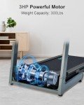 BORGUSI Auto Incline Treadmill with 300 LBS Capacity, 3HP Folding Electric Treadmills for Home, Running Machine with 17.5 Wide Belt, Shock Absorption, 8.5 MPH Speed, Preset Programs, Bluetooth Speaker