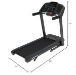 Horizon Fitness T101 Folding Treadmill with Incline for Running and Walking with Bluetooth Connectivity 300 lb Capacity, Running Machine for Home Exercise