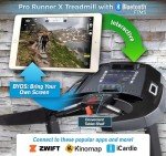 3G Cardio Pro Runner X Treadmill - Heavy Duty Home Construction - FreeSync FTMS Bluetooth Connectivity - Low 6.5" Step-up Height - Foldable Compact Storage - Orthopedic Belt - 350 lb Capacity