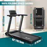 BOTORRO Treadmills for Home, Foldable Treadmill, Wide Shock Absorption Deck for Walking or Running, 300 LBS Weight Capacity, Bluetooth Enable, LED Display |R5PRO 12% R7 R9 18% Auto Incline