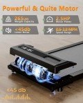 Walking Pad Treadmill Under Desk,Under Desk Treadmill for Office Home Under Desk,265 lbs Capacity Portable Mini Treadmill 2.5HP 2 in 1 Walking Jogging with Remote Control.LED Display (Black)