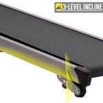 Non Electric Folding Treadmill with Incline Manual Walking Pad with LED Display for Home Office 264lbs Capacity Under Desk Jogging Running Machine (Black)