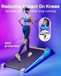 Yagud Walking Pad with Incline, Under Desk Treadmills for Home with Remote Control, Walking Pad Treadmill with Manual Incline, LED Display, 265LBS Weight Capacity