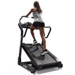 Sunny Health & Fitness Premium Heavy-Duty Steep Incline Decline Treadmill for Running, Hiking or Walking, Up & Down Hill Training Simulator, Shock Absorption, Multi Grip Handrails & Digital Monitor
