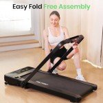 FelFast Walking Pad Treadmill with 15% 9° 8 Level Auto Incline, 2-in-1 Under Desk Foldable Treadmill w/Remote Control, 12 HIIT Mode, 265 Lbs, 7.6 MPH Max, Portable Mini Treadmill for Office Home