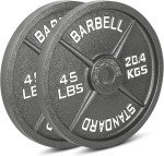 Cast Iron Olympic Weight Plates - 2.5LB to 45LB