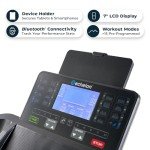 Echelon Stride Sport 40 Treadmill, Smart Foldable Exercise Treadmill with Cushioned Deck, LCD, Bluetooth, Workout Programs, Easy Storage and Portability + 30-Day Free Membership