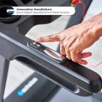 Echelon Stride Sport 40 Treadmill, Smart Foldable Exercise Treadmill with Cushioned Deck, LCD, Bluetooth, Workout Programs, Easy Storage and Portability + 30-Day Free Membership