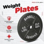 Cast Iron Olympic Weight Plates - 2.5LB to 45LB