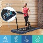 Exerpeutic 400 Lb. Capacity Heavy-Duty Walking/Jogging Exercise Treadmill - Home Gym Workout Equipment - Foldable Underdesk Design