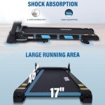 ATEEDGE Treadmills for Home, 350 lbs Capacity, 10 MPH, 3.0HP Incline Treadmill with Bluetooth APP, 17 * 46" Belt, Running Threadmills Machine, LCD Display, 36 Programs