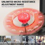 Exercise Bike, WENOKER Stationary Bike for Home, Indoor Bike with Silent Belt Drive, Heavy Flywheel, Comfortable Seat Cushion and Upgraded LCD Monitor