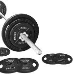 Cast Iron Weight Plates & 5FT Barbell Set