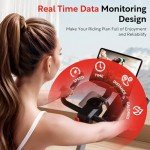 Sperax Exercise Bike,Stationary Bikes for Home with Exclusive App,Magnetic Exercise Bike with Comfortable Seat Cushion, Indoor Stationary Bikes with 300lbs Weight Capacity