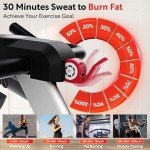 Sperax Exercise Bike,Stationary Bikes for Home with Exclusive App,Magnetic Exercise Bike with Comfortable Seat Cushion, Indoor Stationary Bikes with 300lbs Weight Capacity